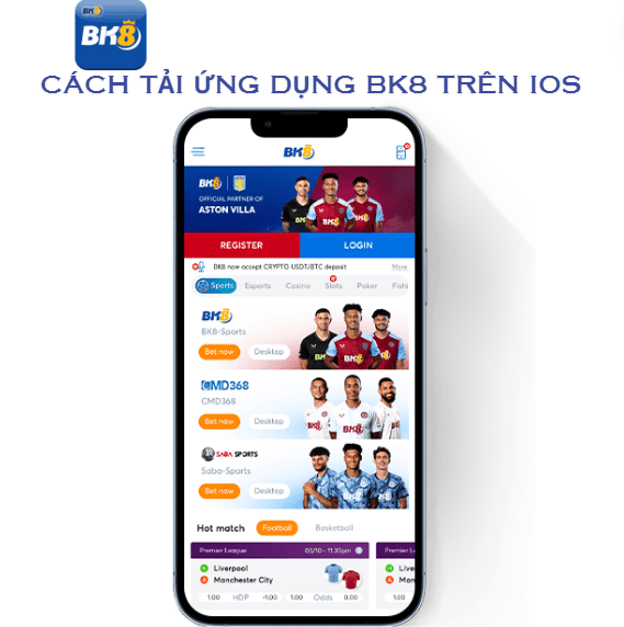 Cách tải ứng dụng BK8 trên iOS